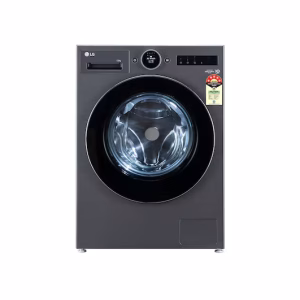 Alt: LG FX1412A9K 12 kg 5-Star Front Load Washing Machine (2025) with AI Direct Drive 2.0, TurboWash 360°, Steam+ Caption: LG FX1412A9K – 12 kg AI DD Front Load Washing Machine with Wi-Fi & Smart Features Description: LG FX1412A9K 12 kg 5-Star Front Load Washing Machine (2025) features AI Direct Drive 2.0, 6 Motion DD, TurboWash 360°, Steam+ hygiene wash, ezDispense automatic detergent dosing, LG ThinQ® Wi-Fi connectivity, Smart Diagnosis™ and child lock for advanced laundry care.